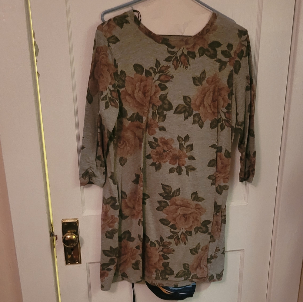 Floral Print Women's Dress